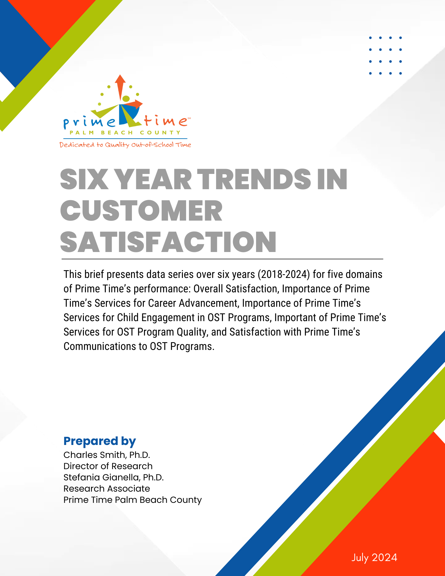 2024_Six Year Trends in Customer Satisfaction